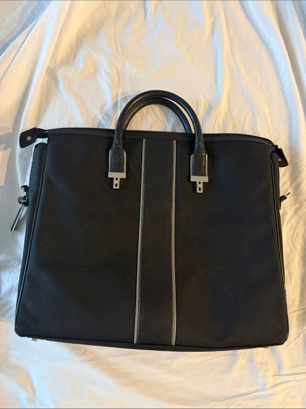Tumi Elements Briefcase Tote with Top Handles missing long strap